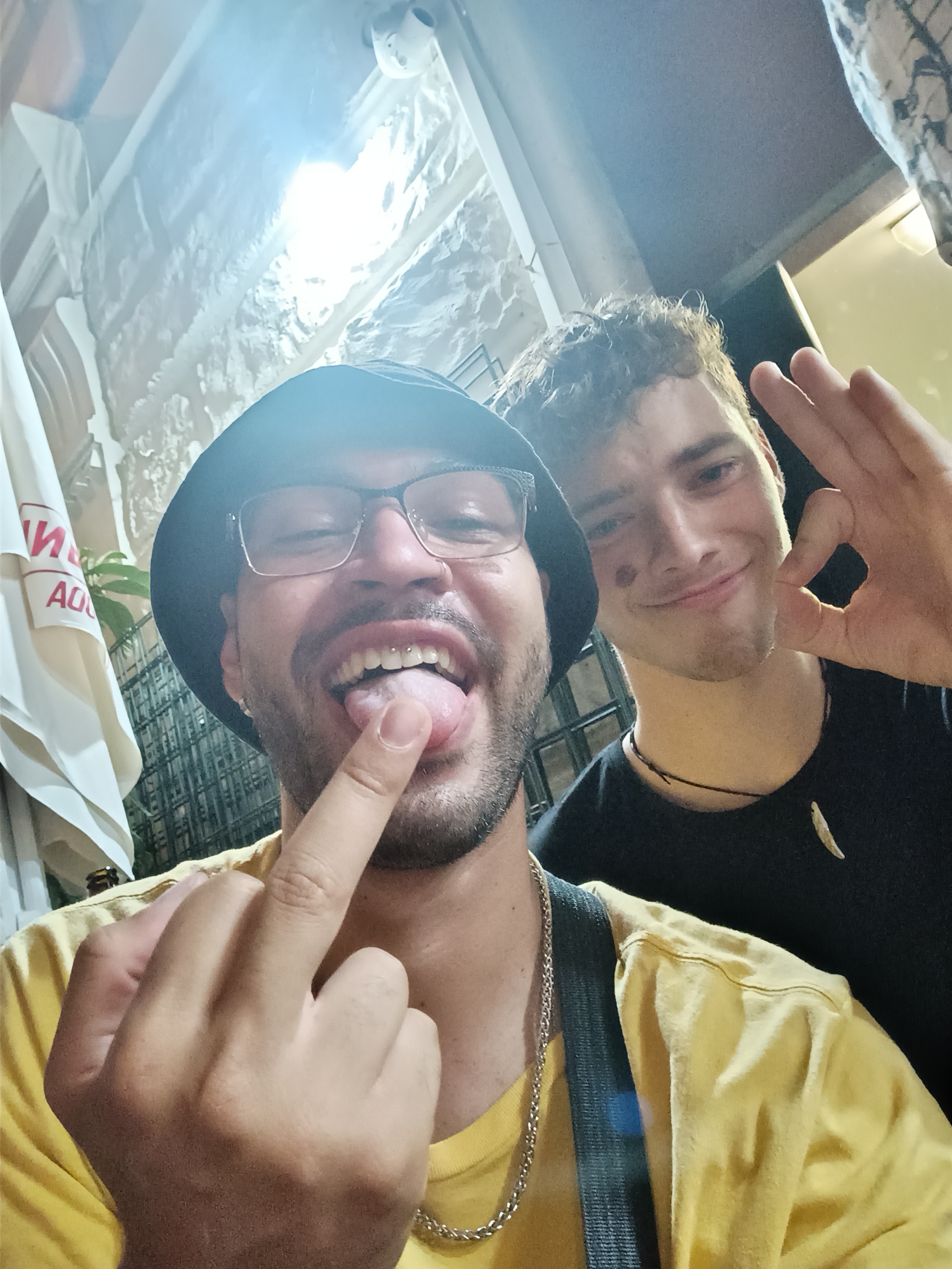 Historické sloupy - můj noční park